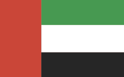 UAE flag – De Forenede Arabiske Emirater